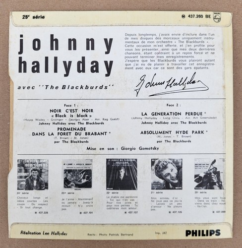 Johnny hallyday noir - d,