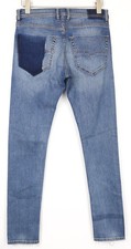 Diesel Tepphar-R 084SV Homme Jean W28/L32 Bleu Slim Coupe Carotte Bouton Fly