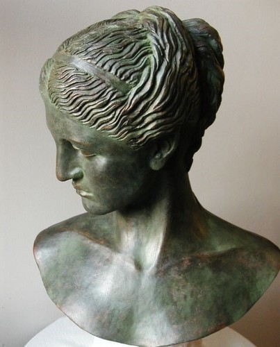 Sculpture grand buste signé - sculpture,grand,