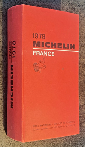 Guide michelin rouge 1978 - guide,