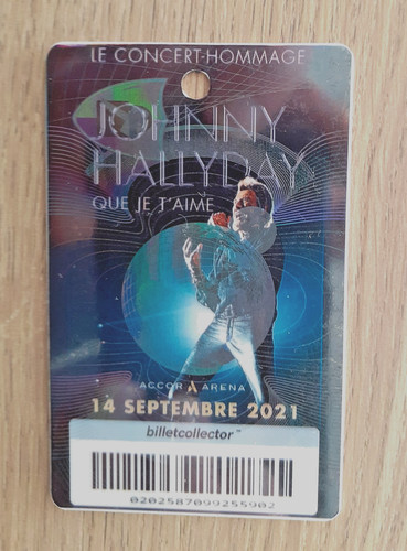 Johnny hallyday billet - hallyday,