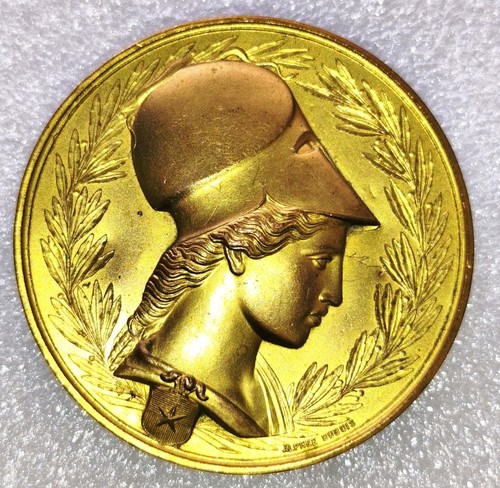 Médaille bronze doré - bronze,