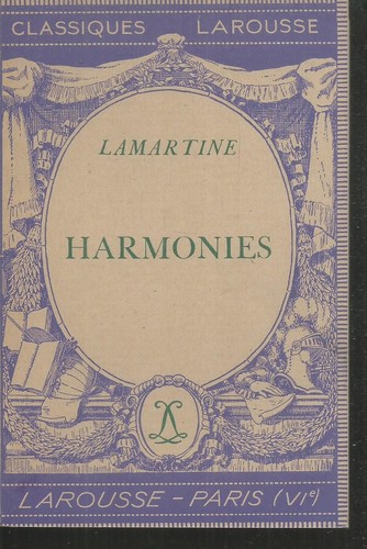 Harmonies lamartine - harmonies.,