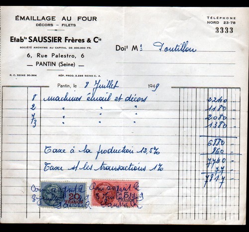 Pantin usine emaillage - pantin,