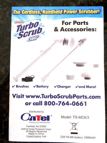 Turbo scrub 360 cordless - turbo,