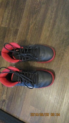 Kids jordans red blk wht - kids, red/blk/wht