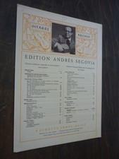 partitions guitare Tansman