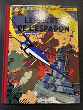 BLAKE ET MORTIMER JACOBS ED LIMITEE TOILEE ROUGE SECRET ESPADON T 3