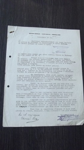 Lettre maison sarolea - maison,