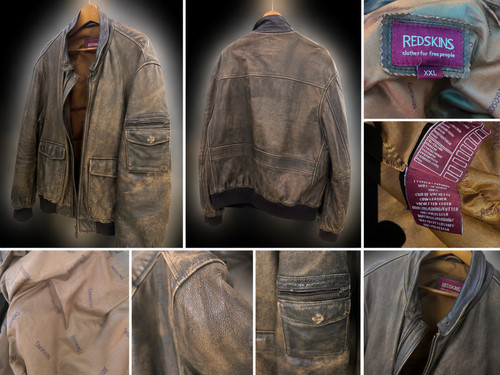 Blouson cuir redskins xxl - blouson,