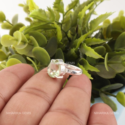 Bague solitaire argent 925 - en,