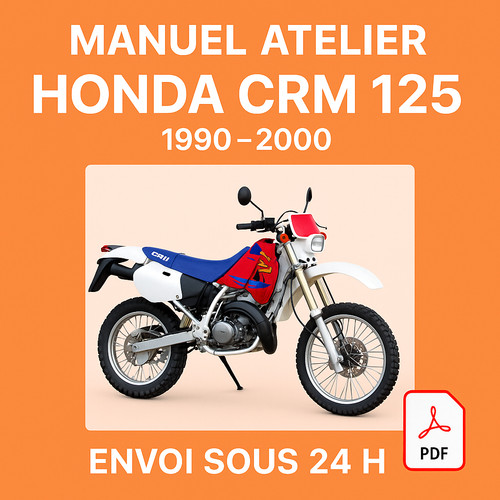 Manuel atelier honda crm - atelier, 125
