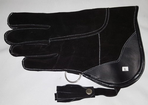 Fauconnerie gant cuir daim - fauconnerie,