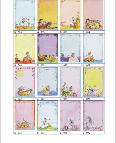 Lot 400 feuilles diddl - feuilles,