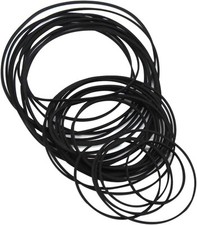 Lot de 56 Ceinture Cassette Tape Universelle, Courroies carrées pour réparation 