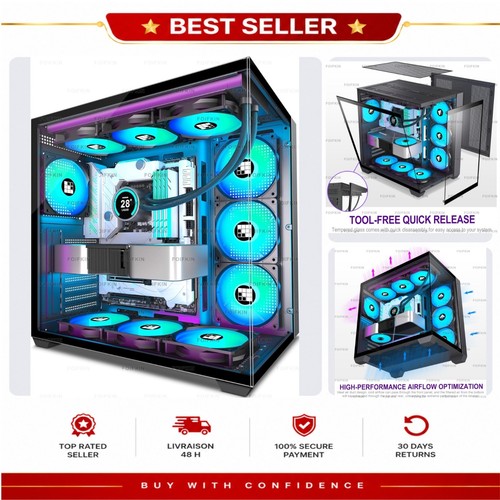 Boîtier gamer foifkin f300 - pc,