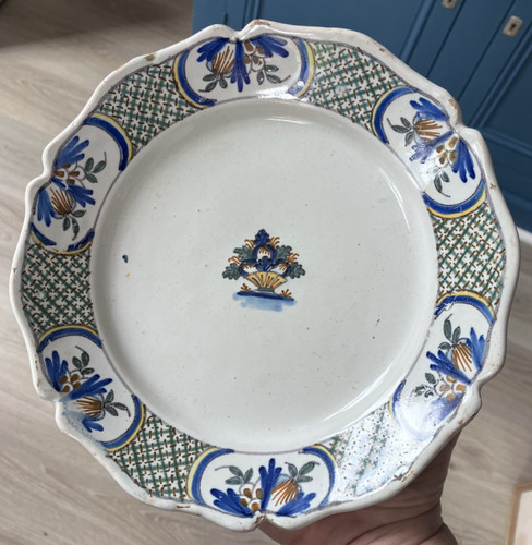 Belle assiette faience - assiette,
