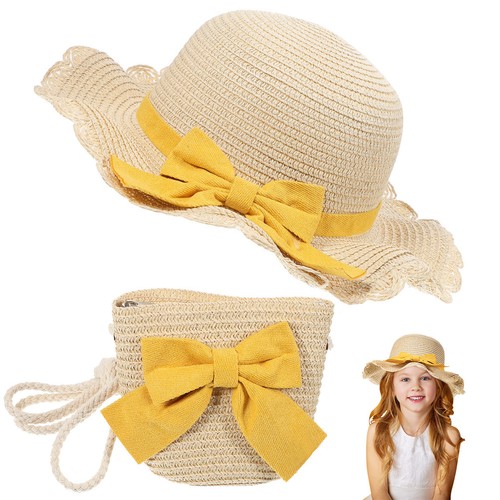 Cabas paille ensemble sac - de,