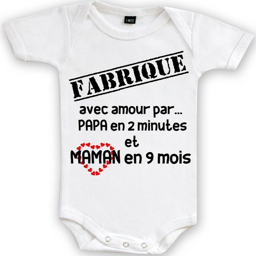 Body bébé manche - , courte