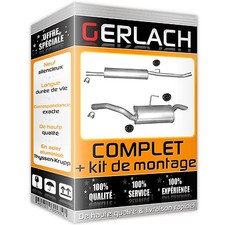 Pour Evasion Jumpy Scudo Ulysse Zeta 806 Expert 2.0 echappement silencieux 3049