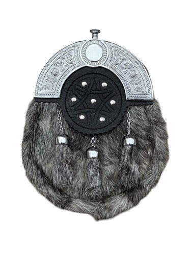 Sporran plaque chrome - sporran,