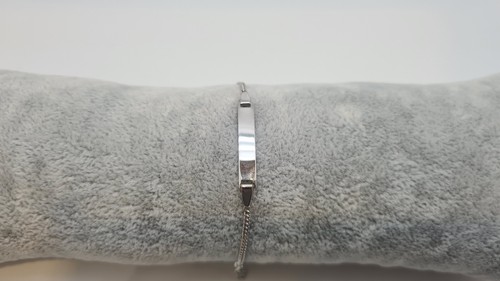 Gourmette blanc 9 carats - en, or
