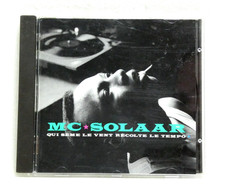 MC SOLAAR QUI SEME LE VENT RECOLTE LE TEMPO CD ALBUM RAP FRANCAIS 16 TITRES 1991
