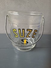 SUZE Gentiane - Ancien seau à glaçons Vintage en verre