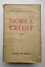 Céline Mort à crédit 697 p