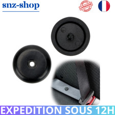 2 x Arrêt de boucle Ceinture de sécurité Bouton Clip voiture universelle Noir