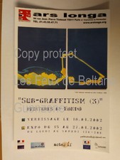 ARS LONGA SUB GRAFFITISM HONDO PEINTURE DAVID CINTRACT EXPOS   carte postale 