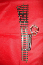 JOUEF HO GRAND AIGUILLAGE GAUCHE ELECTRIQUE TRAIN  MAILLECHORT 4187