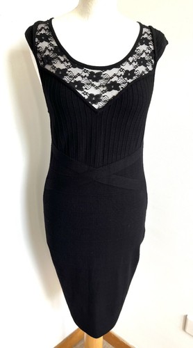 Robe t38 noire maille épaisse - t38,