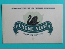 Buvard publicitaire - CYGNE NOIR  (en vert foncé)