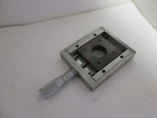 Micro-contrôle table guidage linéaire micrométrique 120X142 mm course 42 mm