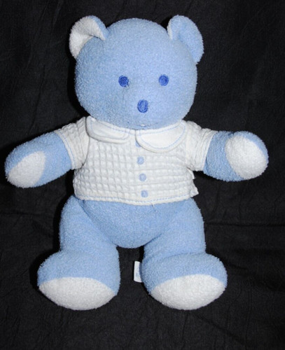 Doudou ours bleu mustela - doudou,