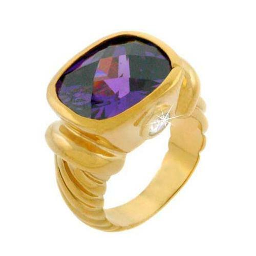 18k sur 925 argent violet - or,
