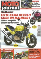 MOTO JOURNAL N°1668 KAWA ER 650N - ER 650S / LES LAZARETH / GUZZI BREVA V1100