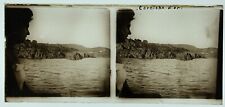 FRANCE St-Raphaël Corniche d’Or PHOTO c1935 sur Plaque de verre Vintage V43L11n