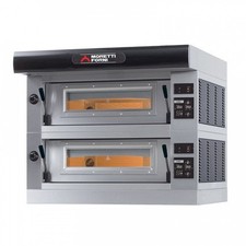 Four à sole 2 chambres à pierre réfractaire 24 pizzas (Ø)300 mm ou 10 pizzas (Ø)