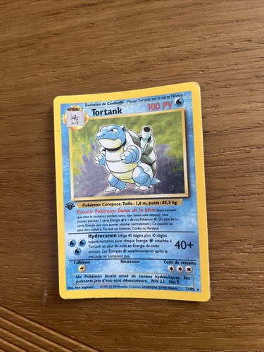 Carte pokémon holo - carte, tortank