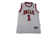 Maillot basket rétro Bulls Chicago N°1 Rose NBA