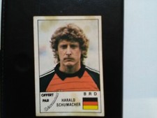 panini foot 84 Harald Schumacher offert par geramont