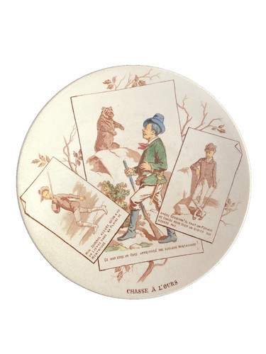 Ancienne assiette - ancienne,