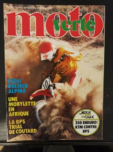 Moto verte bultaco 350 - verte, 46