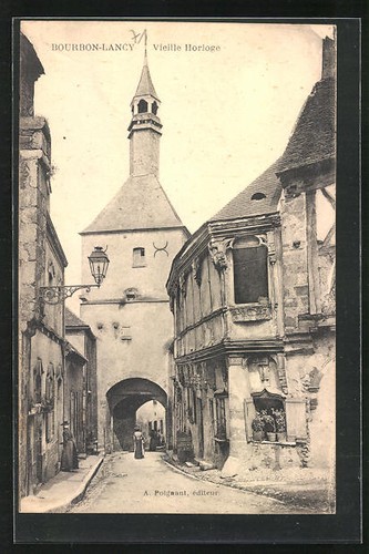 Cpa bourbon lancy vieille - bourbon-lancy,,