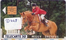 Télécarte à puce D448 Equitation