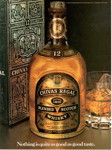 Chivas regal 1982 publicité - regal,