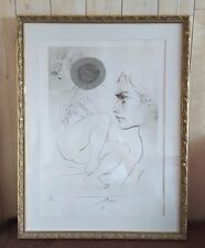 LITHOGRAPHIE EN NOIR "COUPLE"