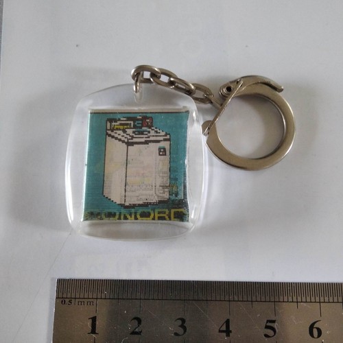 Porte clé vintage lenticular - porte,